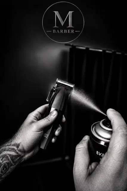 Coupe homme réalisée à domicile par M Barber en Creuse