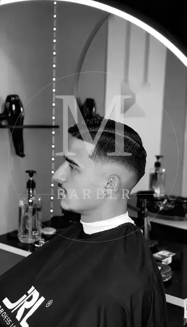 Coupe homme réalisée à domicile par M Barber en Creuse